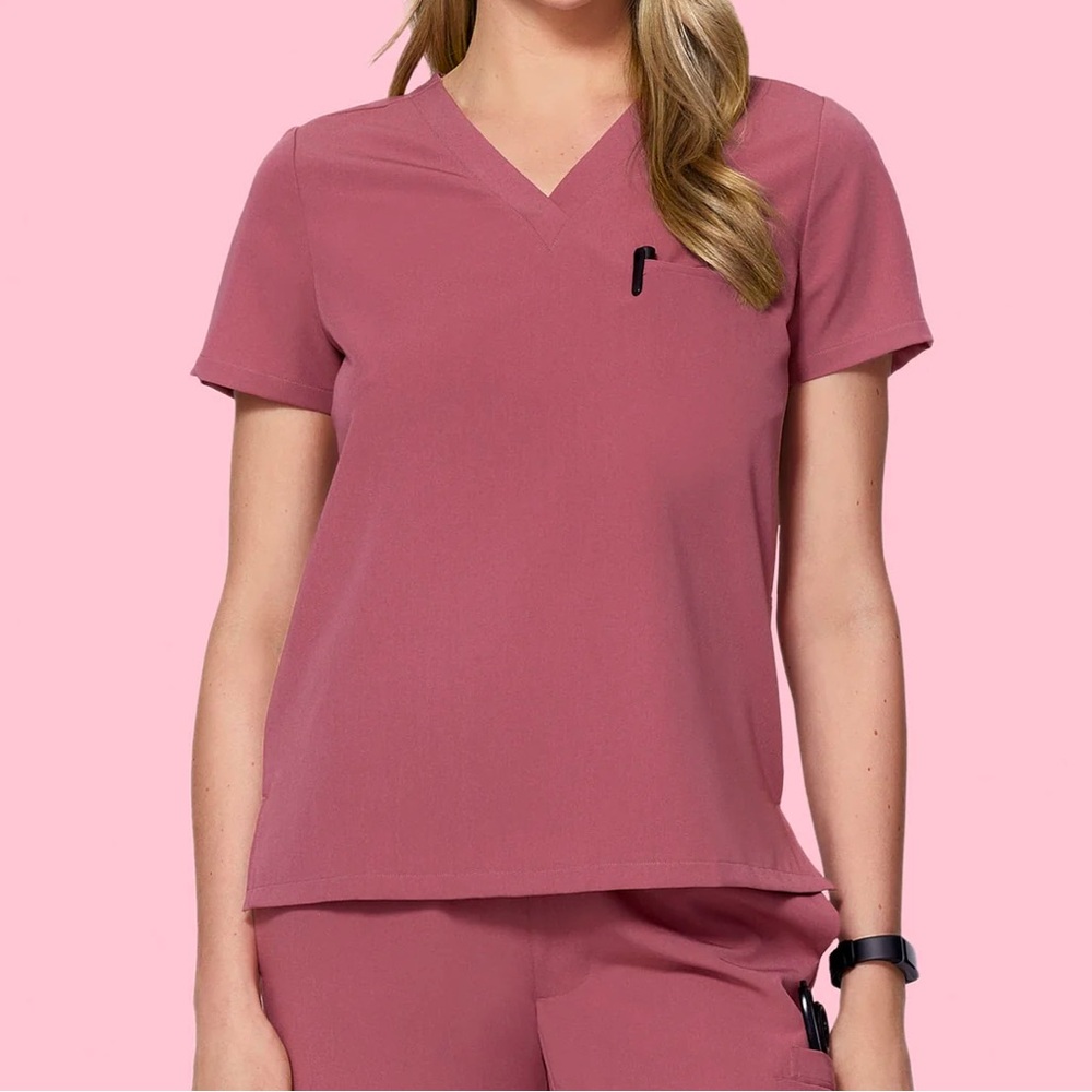 Mandala One pocket scrub top